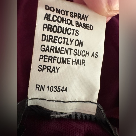 NEW La Femme Strappy Back Jersey Column Gown Size 0 in DarkBerry - Picture 6 of 9